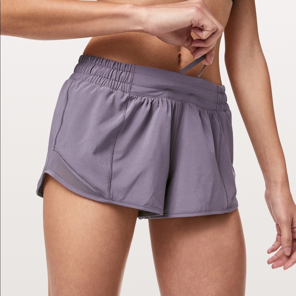 HOTTY HOT LULU LEMON PURPLE SHORTS